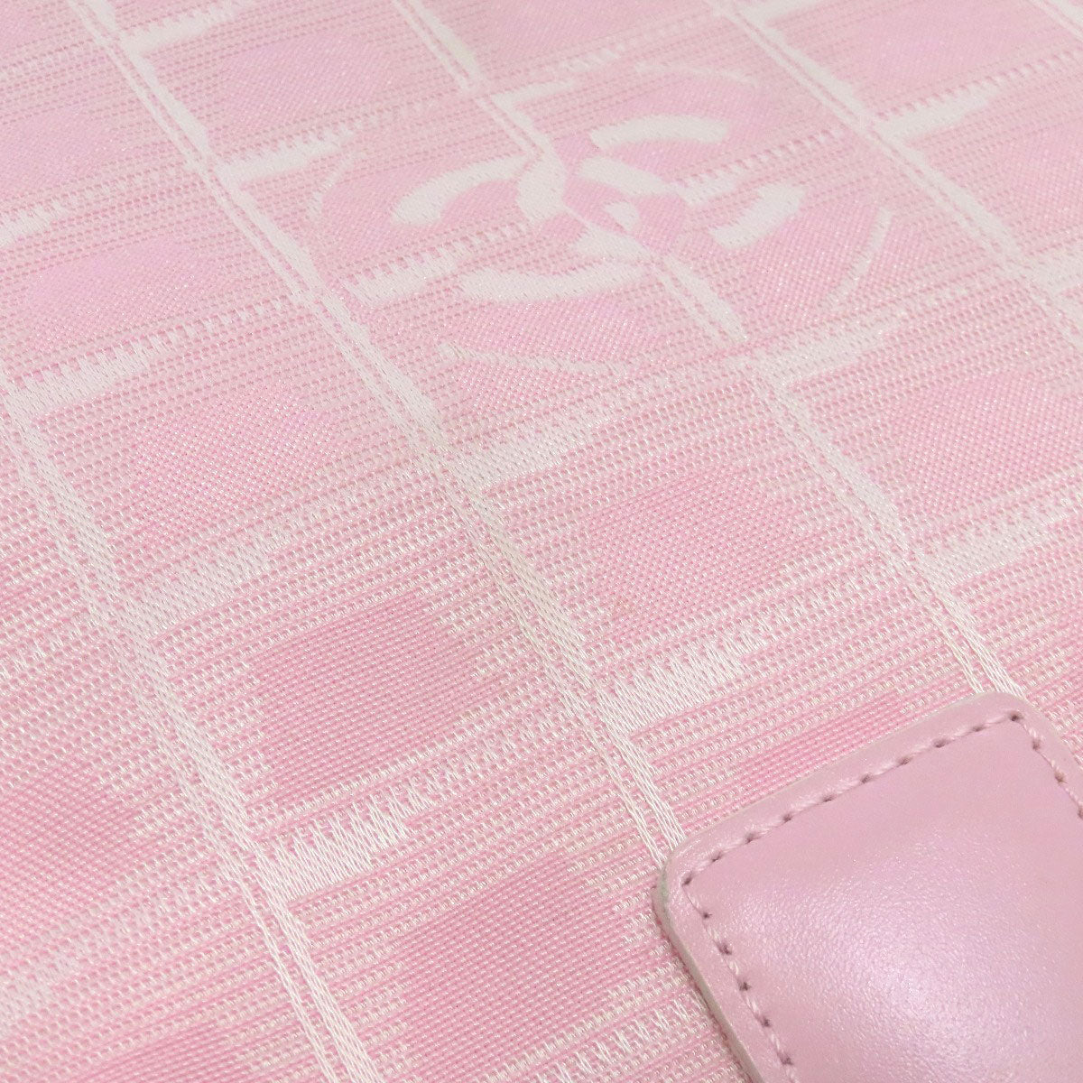 CHANEL   New Travel Line MM Tote Bag  Nylon jacquard Ladies  [’†ŒÃ]