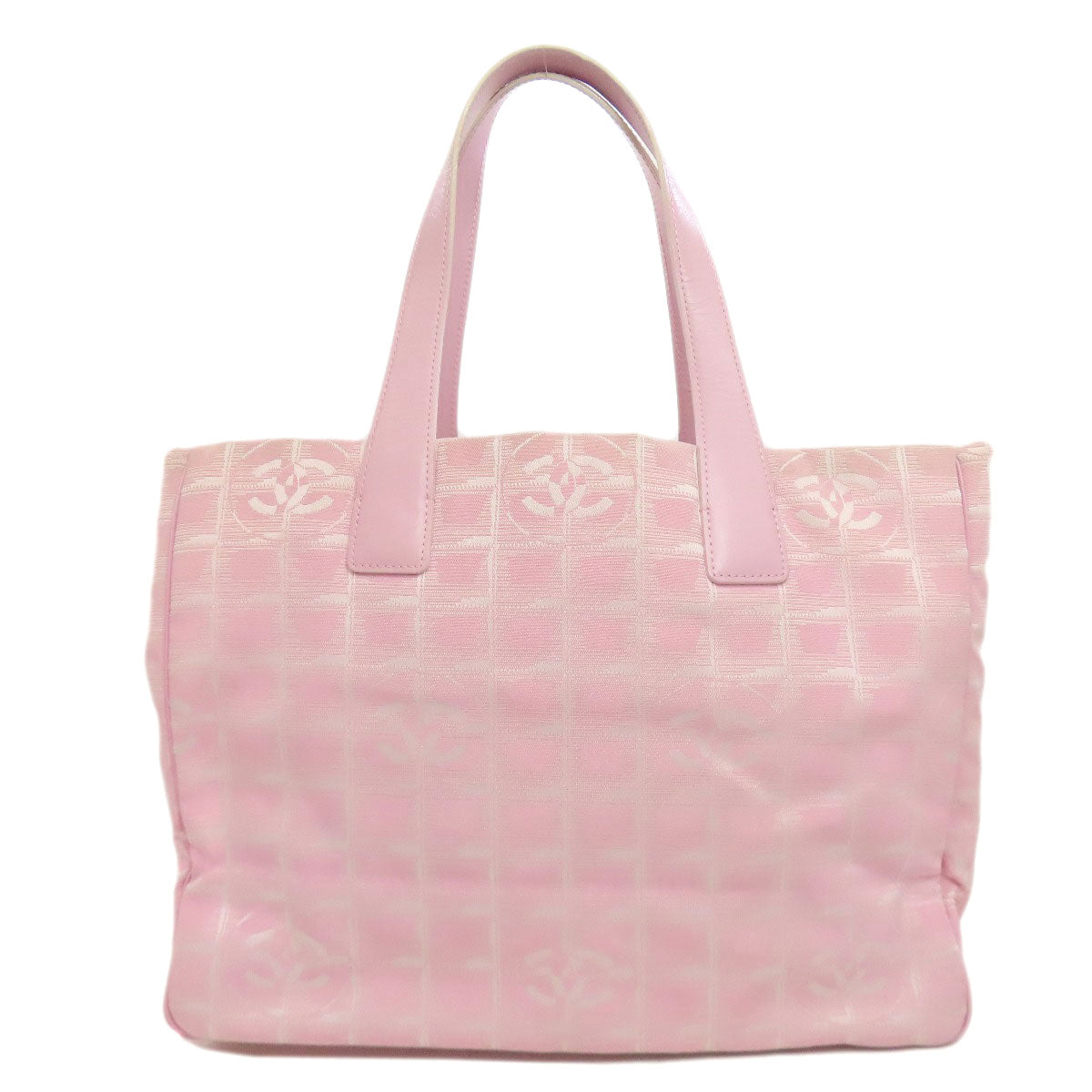CHANEL   New Travel Line MM Tote Bag  Nylon jacquard Ladies  [’†ŒÃ]