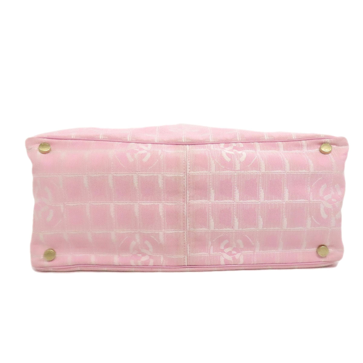 CHANEL   New Travel Line MM Tote Bag  Nylon jacquard Ladies  [’†ŒÃ]