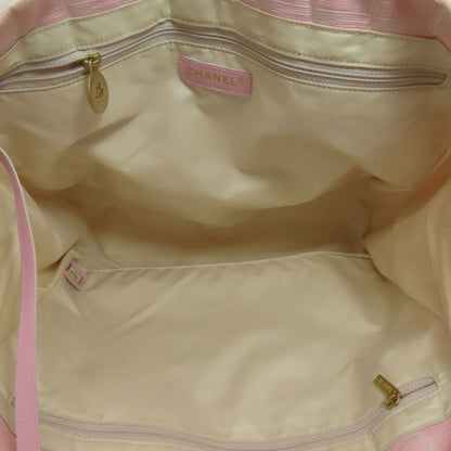 CHANEL   New Travel Line MM Tote Bag  Nylon jacquard Ladies  [’†ŒÃ]