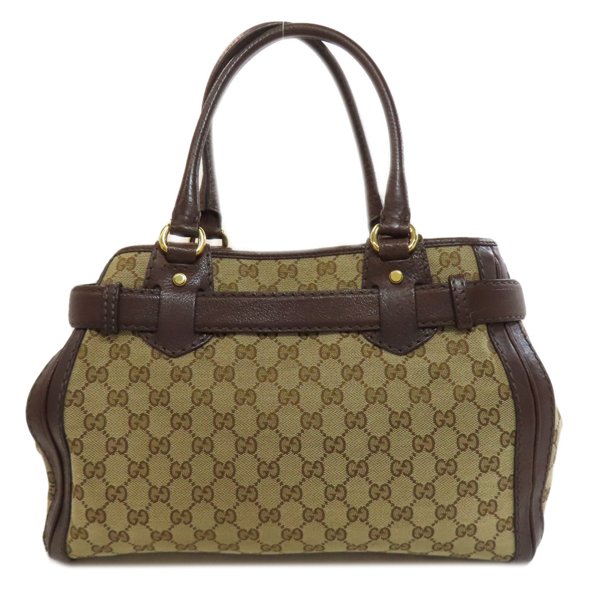 GUCCI 247183 GG Tote Bag Canvas LeatherLadies [Used]