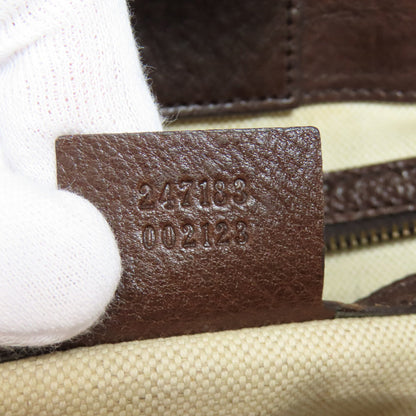 GUCCI 247183 GG Tote Bag Canvas LeatherLadies [Used]