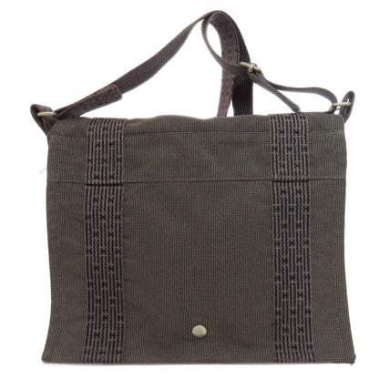 HERMES Her Line Bathas PM Shoulder Bag Canvas Ladies [Used]