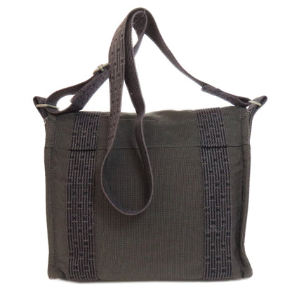 HERMES Her Line Bathas PM Shoulder Bag Canvas Ladies [Used]