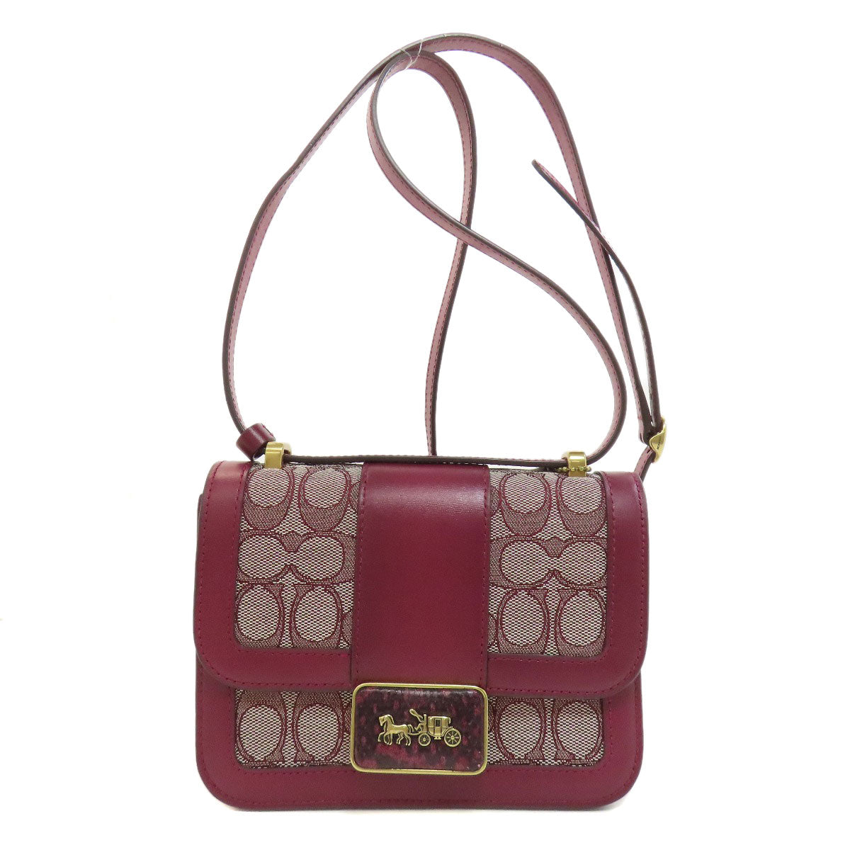 COACH C3760 Ally Shoulder Bag Shoulder Bag Canvas Ladies [Used]