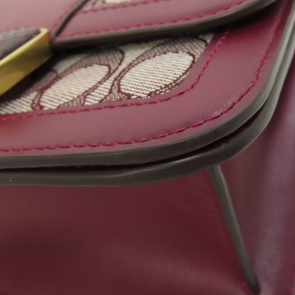 COACH C3760 Ally Shoulder Bag Shoulder Bag Canvas Ladies [Used]