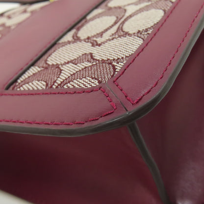 COACH C3760 Ally Shoulder Bag Shoulder Bag Canvas Ladies [Used]