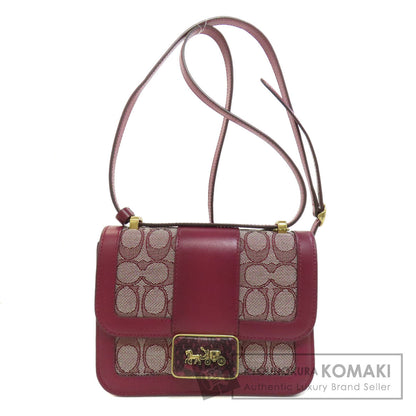 COACH C3760 Ally Shoulder Bag Shoulder Bag Canvas Ladies [Used]