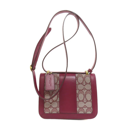 COACH C3760 Ally Shoulder Bag Shoulder Bag Canvas Ladies [Used]