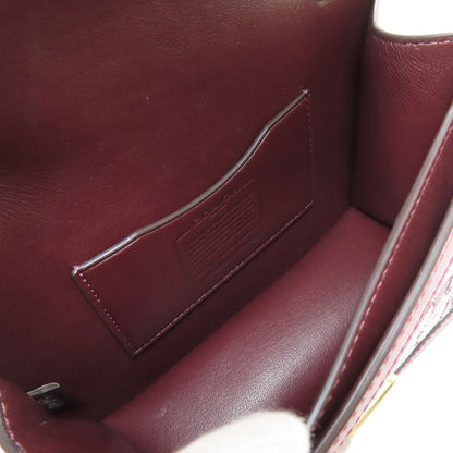 COACH C3760 Ally Shoulder Bag Shoulder Bag Canvas Ladies [Used]