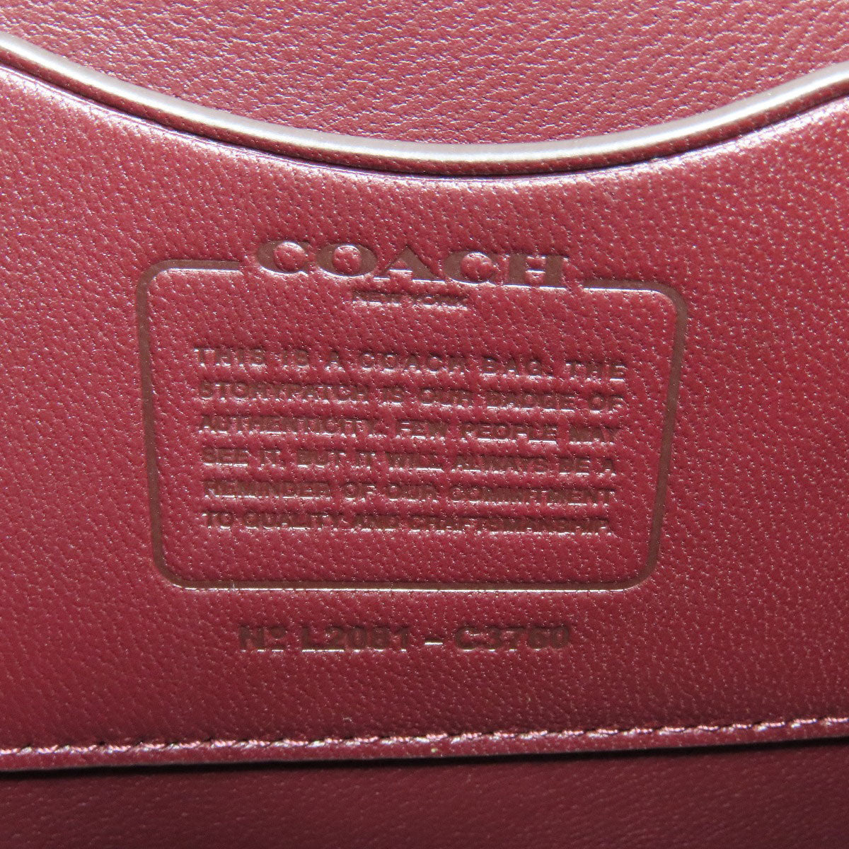 COACH C3760 Ally Shoulder Bag Shoulder Bag Canvas Ladies [Used]