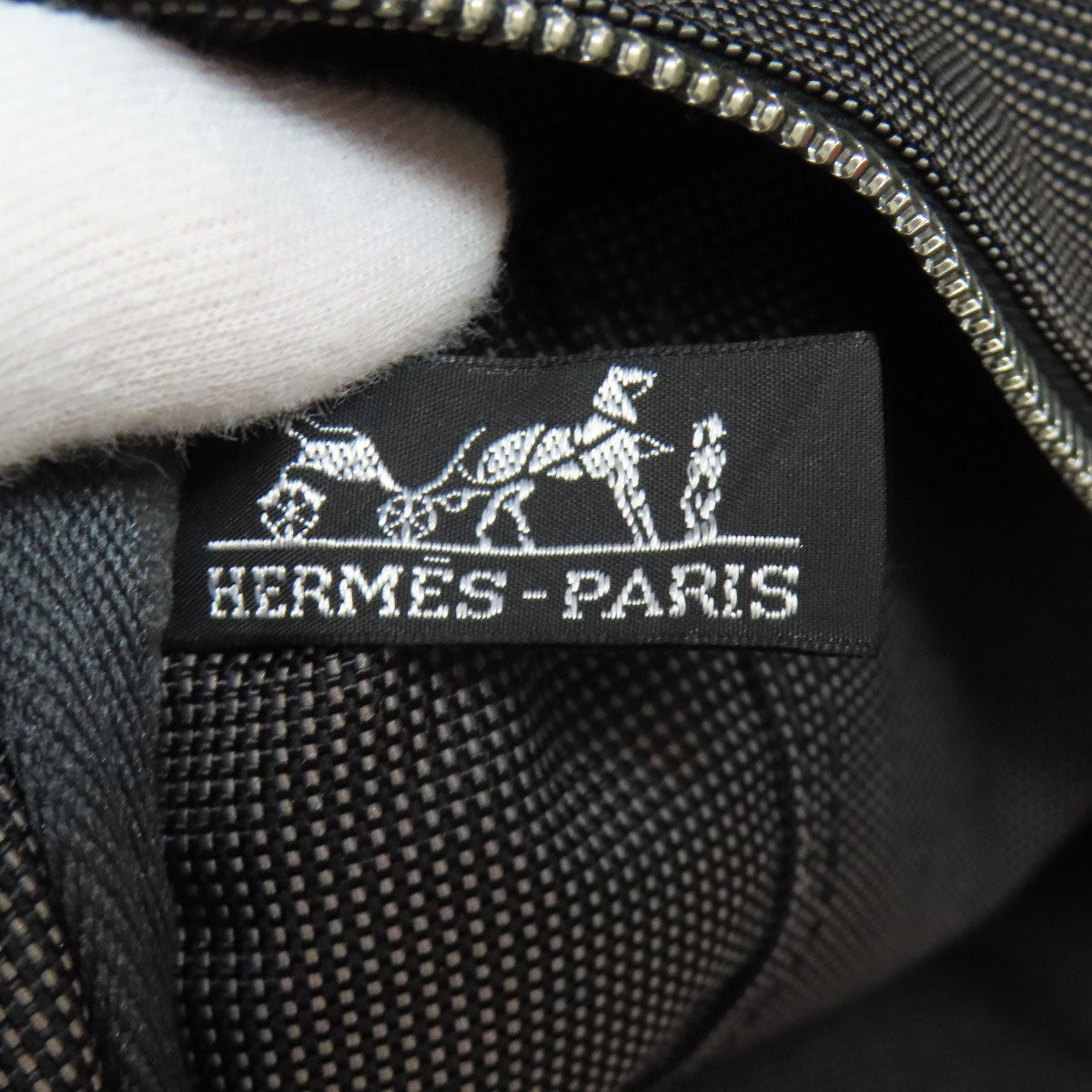 HERMES Her LineGM Tote Bag Canvas Ladies [Used]