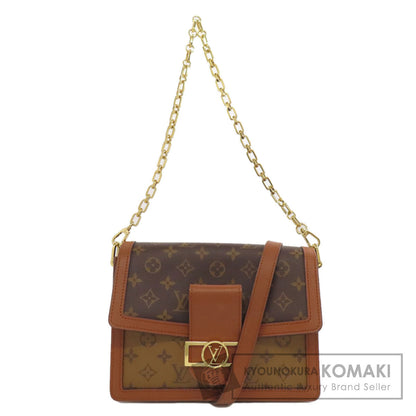 LOUIS VUITTON M44391 Dauphine MM Shoulder Bag Monogram reverse Ladies [Used]