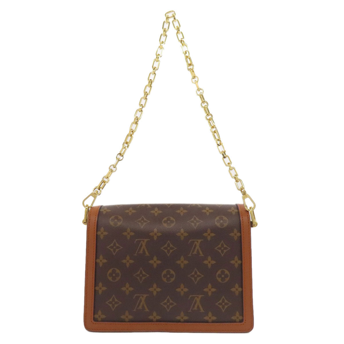 LOUIS VUITTON M44391 Dauphine MM Shoulder Bag Monogram reverse Ladies [Used]