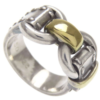 HERMES Montevideo Ring Ring Silver Ladies [Used]