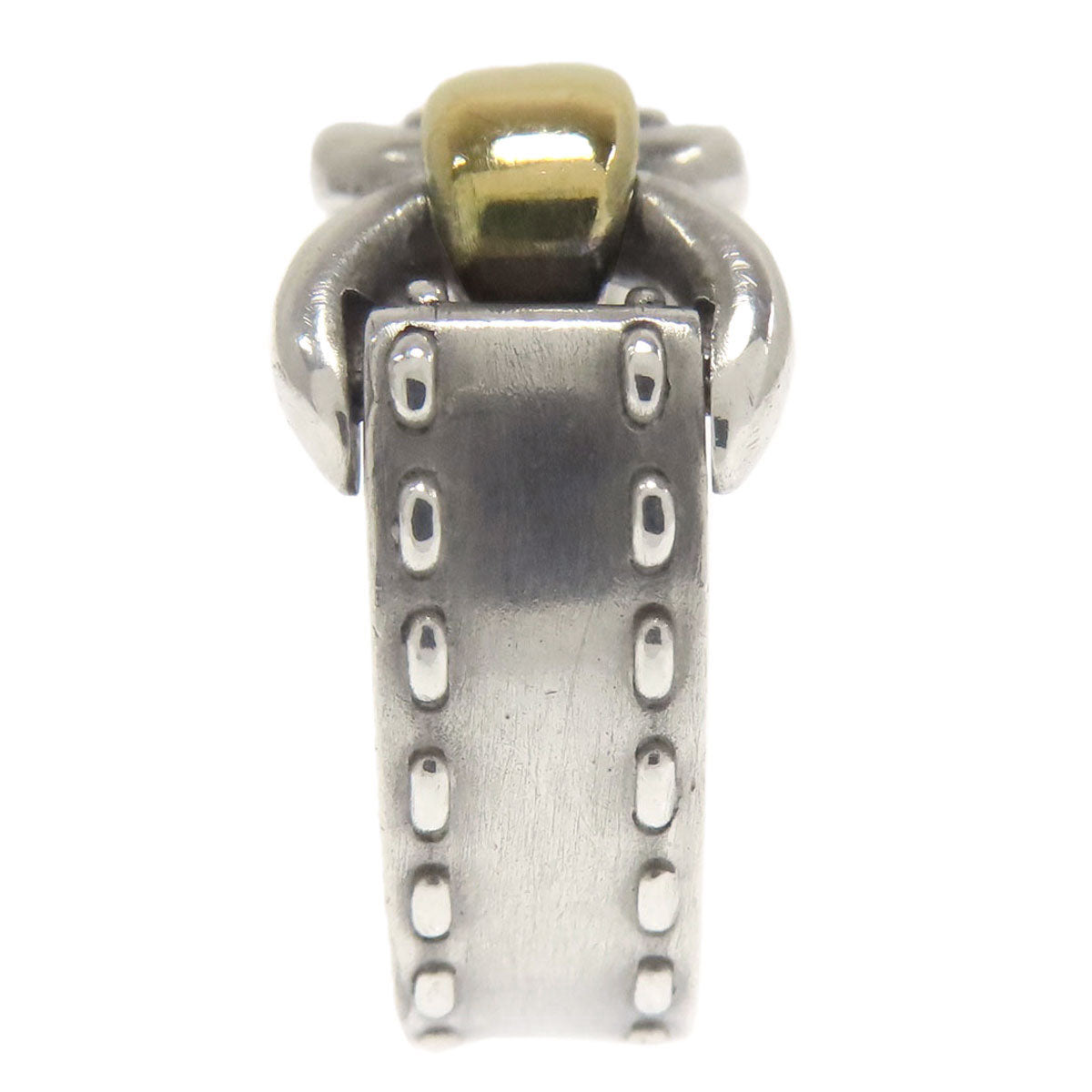 HERMES Montevideo Ring Ring Silver Ladies [Used]