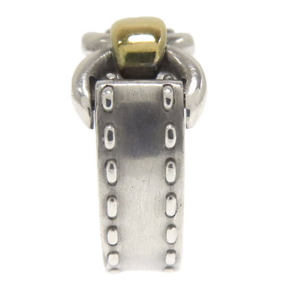 HERMES Montevideo Ring Ring Silver Ladies [Used]