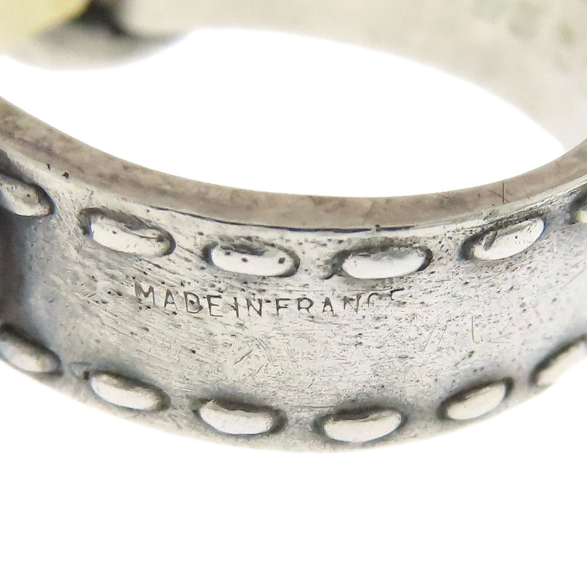HERMES Montevideo Ring Ring Silver Ladies [Used]