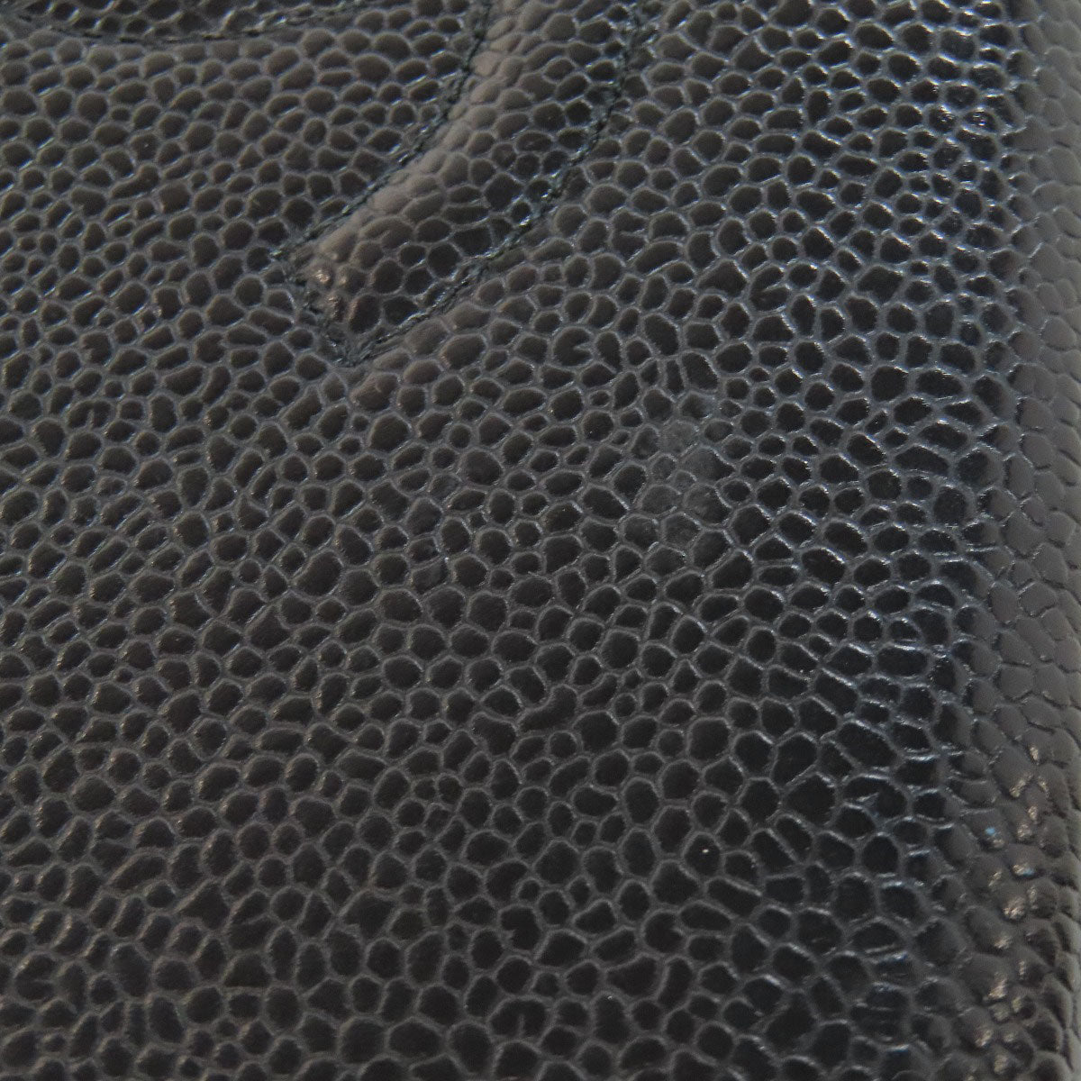 CHANEL COCO Mark SilverHardware Long wallet (with coin pocket) Grained Calfskin Skin Ladies [Used]