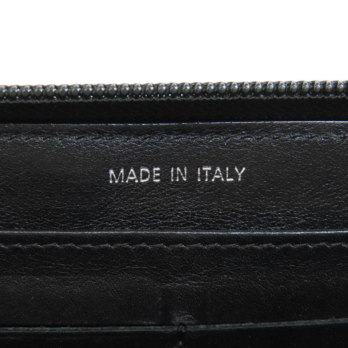 CHANEL COCO Mark SilverHardware Long wallet (with coin pocket) Grained Calfskin Skin Ladies [Used]