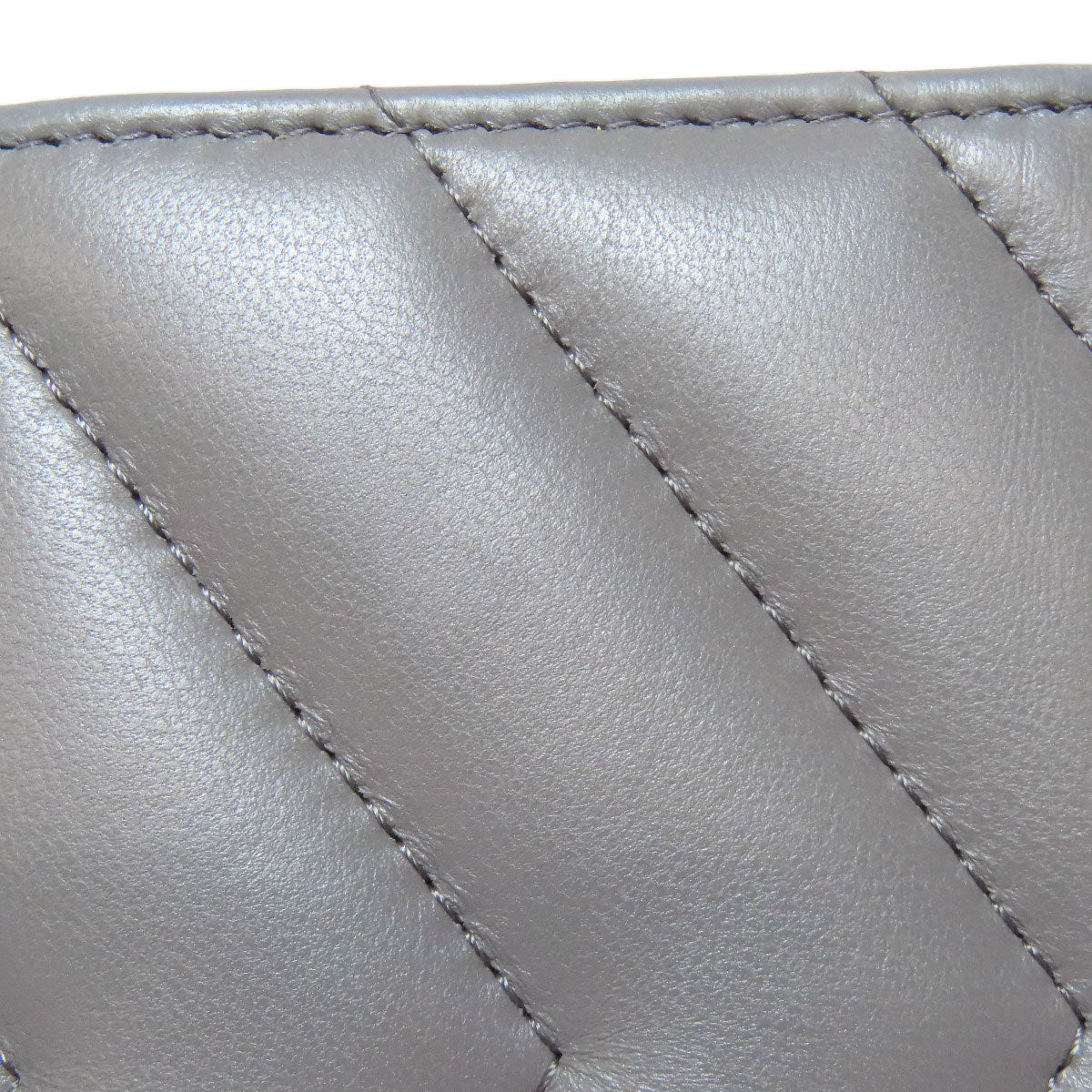 CHANEL COCO Mark V Stitch GoldHardware coin purse Lambskin Ladies [Used]