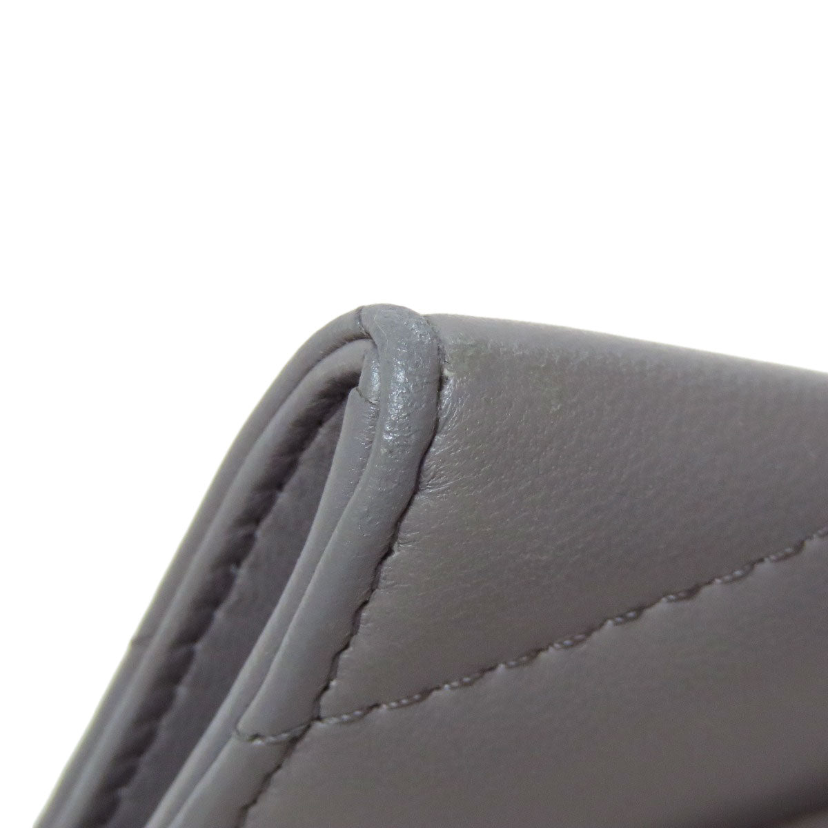 CHANEL COCO Mark V Stitch GoldHardware coin purse Lambskin Ladies [Used]