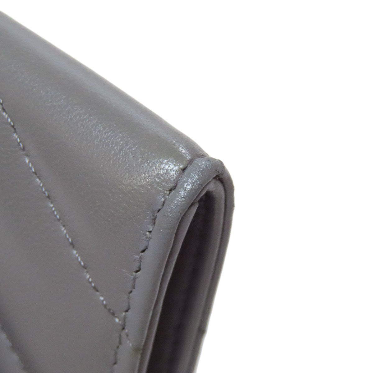 CHANEL COCO Mark V Stitch GoldHardware coin purse Lambskin Ladies [Used]