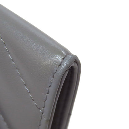 CHANEL COCO Mark V Stitch GoldHardware coin purse Lambskin Ladies [Used]