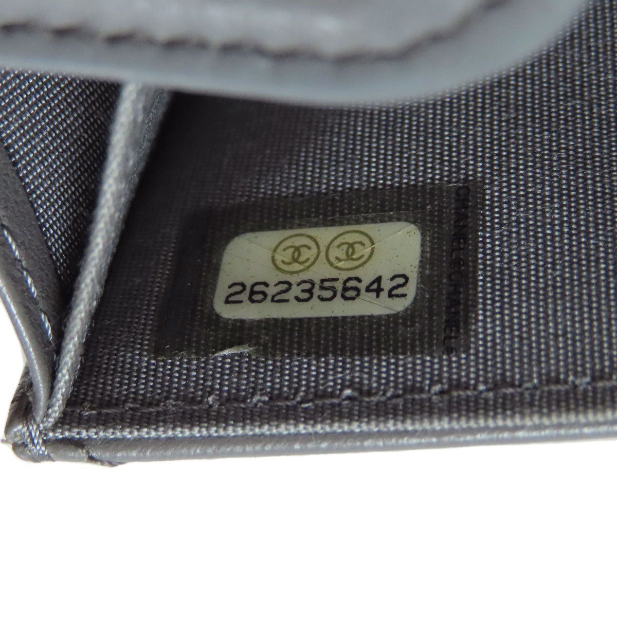 CHANEL COCO Mark V Stitch GoldHardware coin purse Lambskin Ladies [Used]