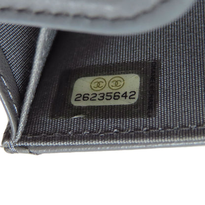 CHANEL COCO Mark V Stitch GoldHardware coin purse Lambskin Ladies [Used]