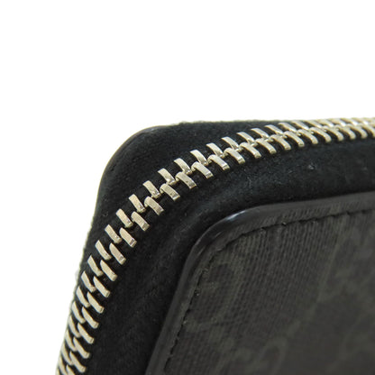 GUCCI 451276 Wolf GG Supreme Card Case PVC Ladies [Used]