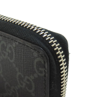 GUCCI 451276 Wolf GG Supreme Card Case PVC Ladies [Used]