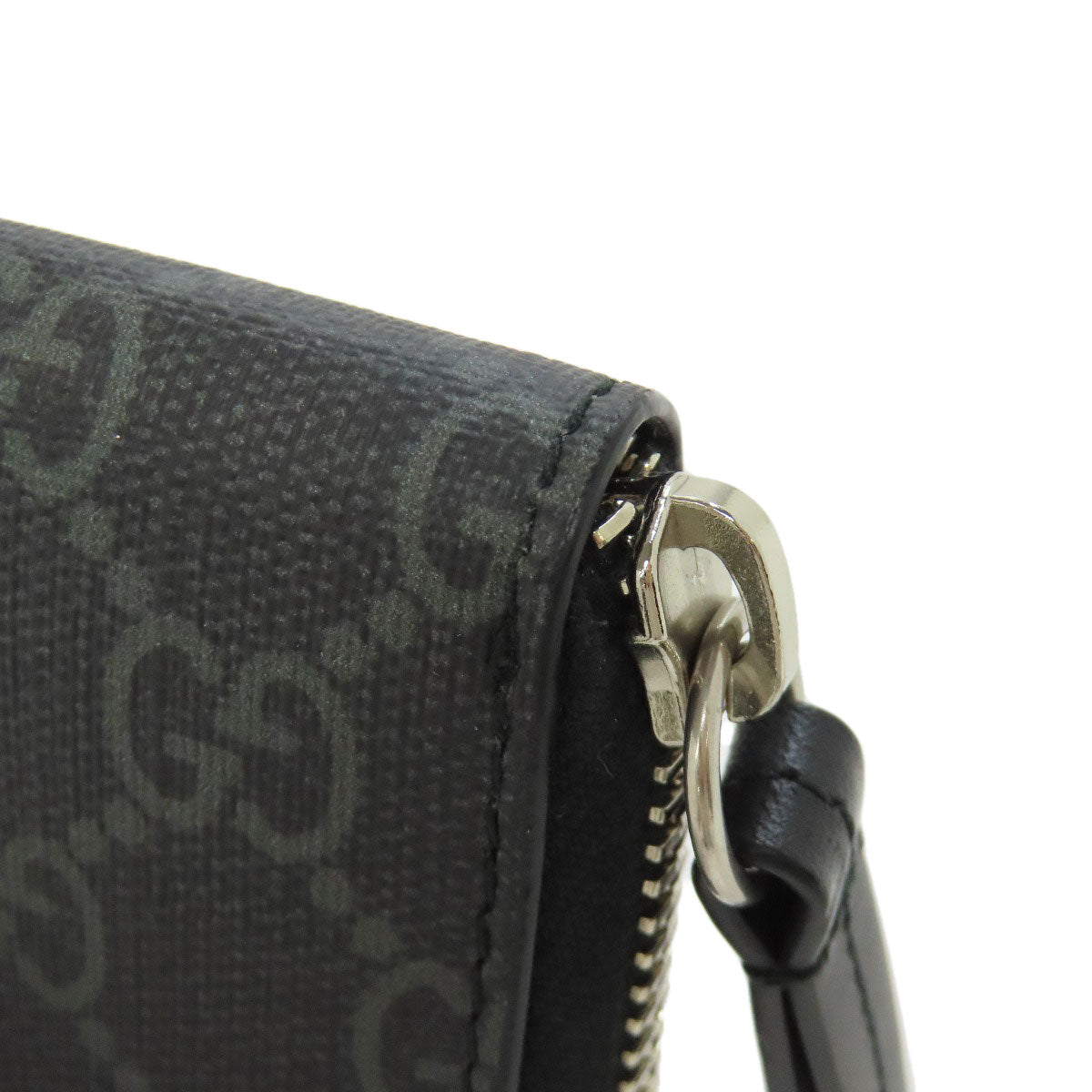 GUCCI 451276 Wolf GG Supreme Card Case PVC Ladies [Used]