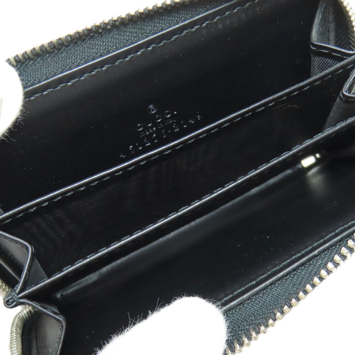 GUCCI 451276 Wolf GG Supreme Card Case PVC Ladies [Used]