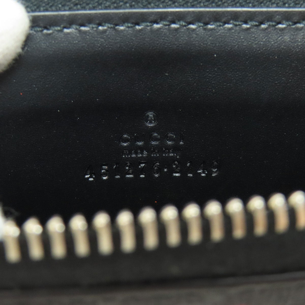 GUCCI 451276 Wolf GG Supreme Card Case PVC Ladies [Used]