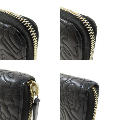 CHANEL Camellia GoldHardware Long wallet (with coin pocket) Lambskin Ladies [Used]