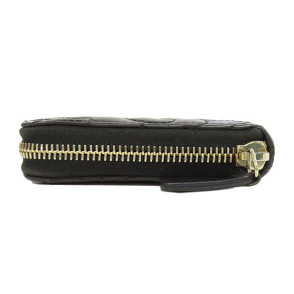 CHANEL Camellia GoldHardware Long wallet (with coin pocket) Lambskin Ladies [Used]