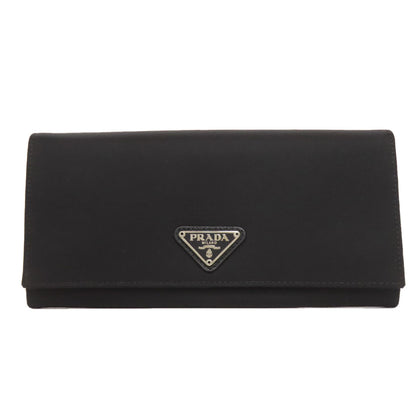 PRADA Logo Hardware Long wallet (with coin pocket) Nylon Ladies [Used]