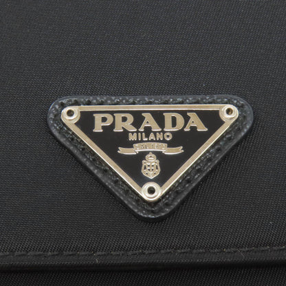 PRADA Logo Hardware Long wallet (with coin pocket) Nylon Ladies [Used]
