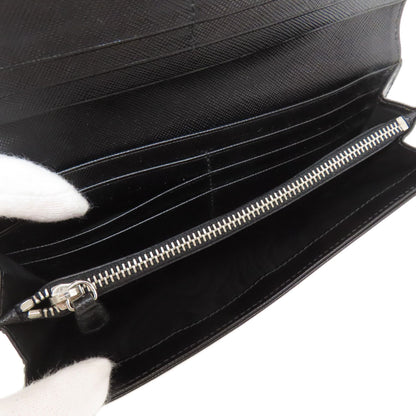 PRADA Logo Hardware Long wallet (with coin pocket) Nylon Ladies [Used]