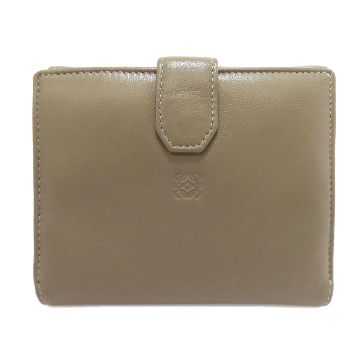 LOEWE   anagram Bifold Wallet with Coin Pocket  Lambskin Ladies [Used]