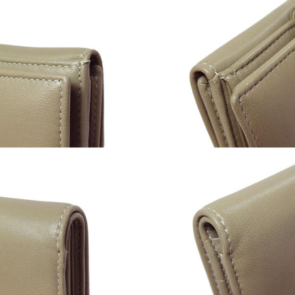 LOEWE anagram Bifold Wallet with Coin Pocket Lambskin Ladies [Used]