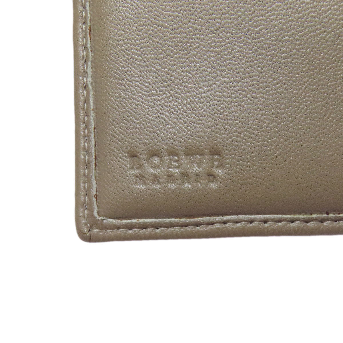 LOEWE   anagram Bifold Wallet with Coin Pocket  Lambskin Ladies [Used]