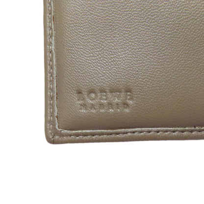 LOEWE   anagram Bifold Wallet with Coin Pocket  Lambskin Ladies [Used]