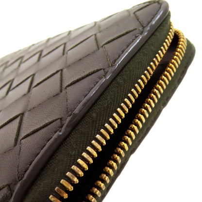 BOTTEGA VENETA Intrecciato Long wallet (with coin pocket) Calf Ladies [Used]