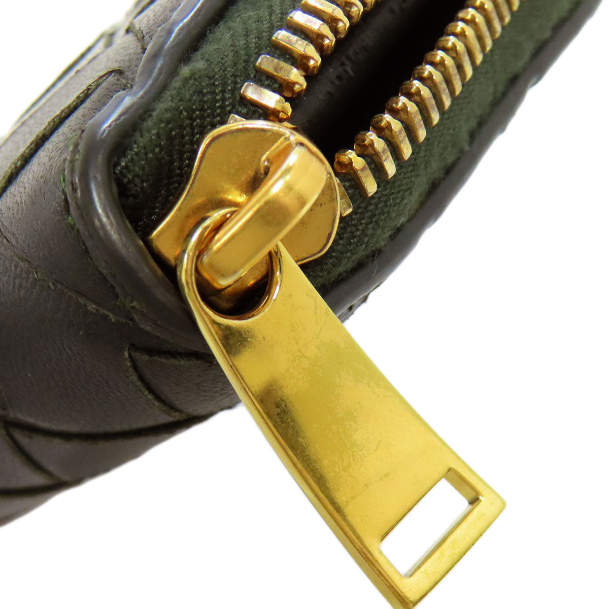 BOTTEGA VENETA Intrecciato Long wallet (with coin pocket) Calf Ladies [Used]