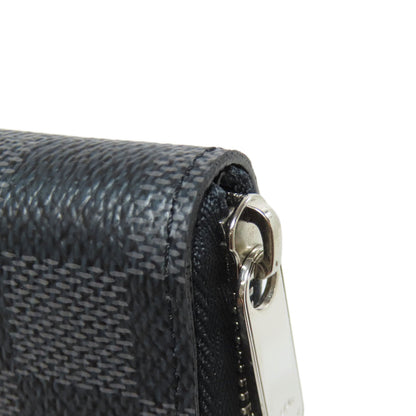 LOUIS VUITTON N63076 Zippy coin purse coin purse Damier canvas mens [Used]