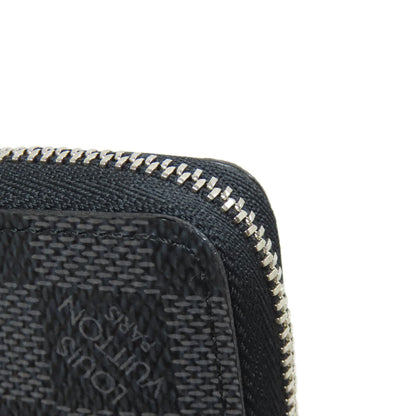LOUIS VUITTON N63076 Zippy coin purse coin purse Damier canvas mens [Used]