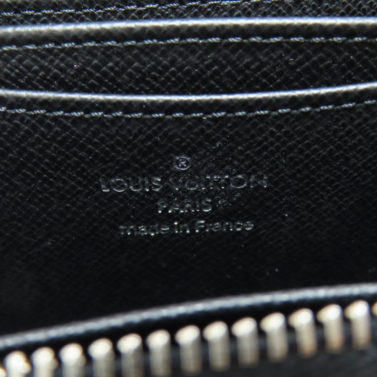 LOUIS VUITTON N63076 Zippy coin purse coin purse Damier canvas mens [Used]