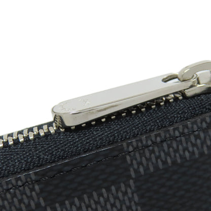 LOUIS VUITTON N63076 Zippy coin purse coin purse Damier canvas mens [Used]